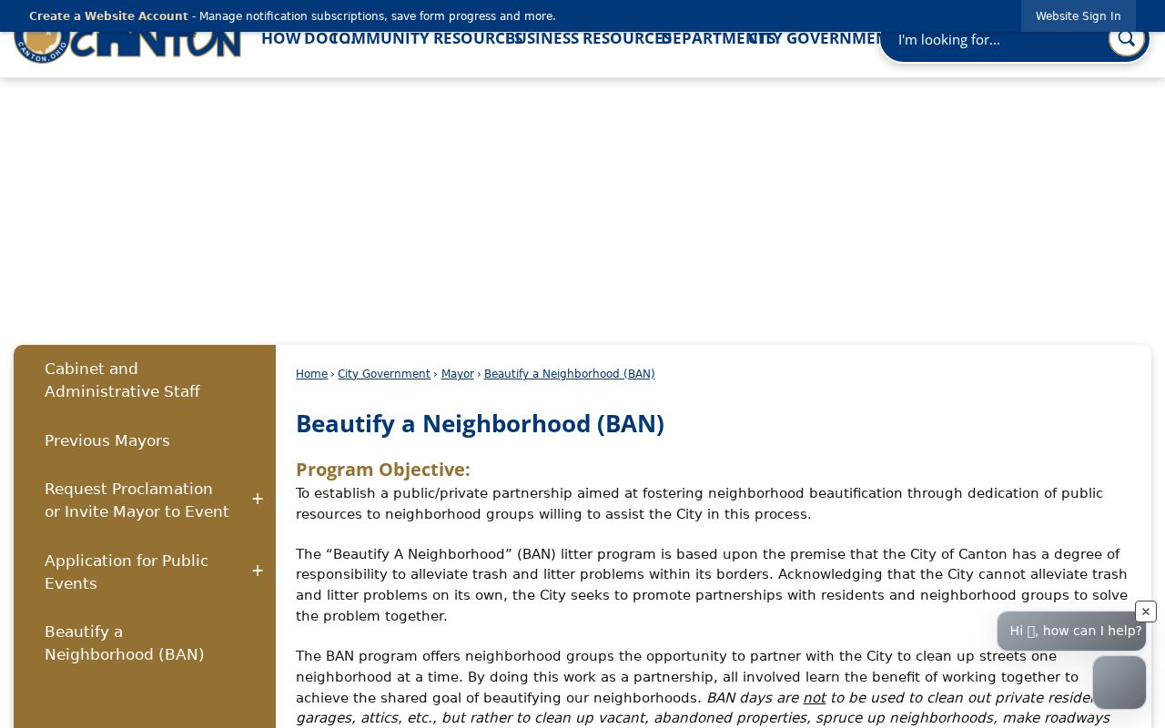 Canton neighbors Beautify a Neighborhood program source