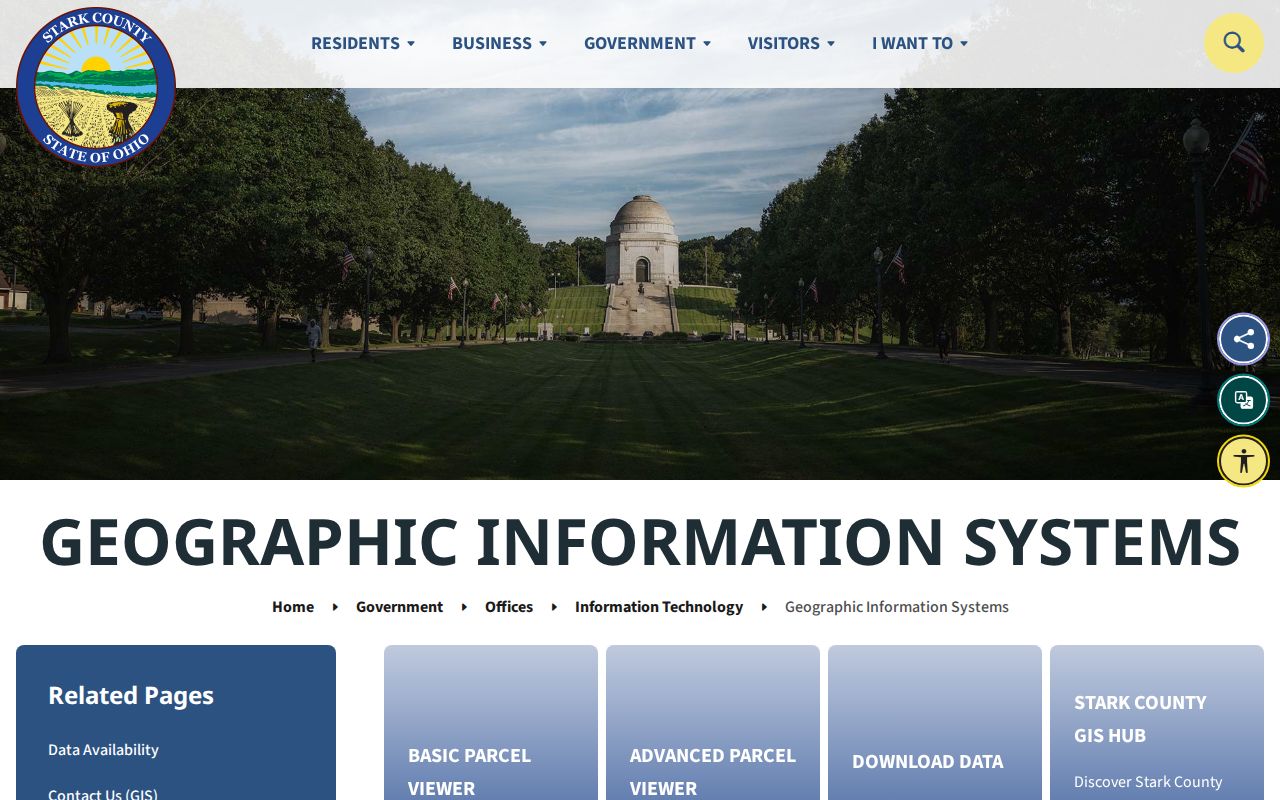 Canton ZIP code directory Stark County GIS map resources